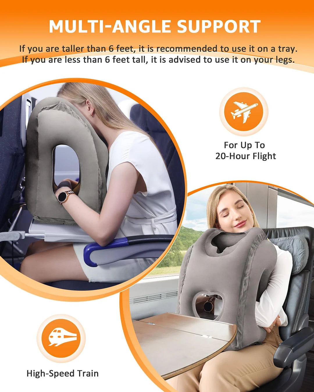 Inflatable Travel Air Pillow